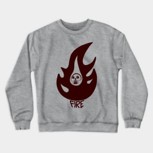 fire skull Crewneck Sweatshirt